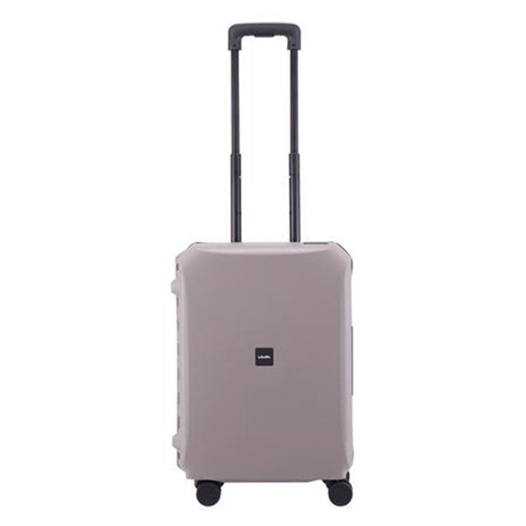 Lojel Voja 21.6 Inch Carry On Hardside Luggage - Lightweight Spinner Suitcase with 4 Wheels, TSA Lock, Warm Grey - Perfect for Air Travel, Business Trips & Weekend Getaways