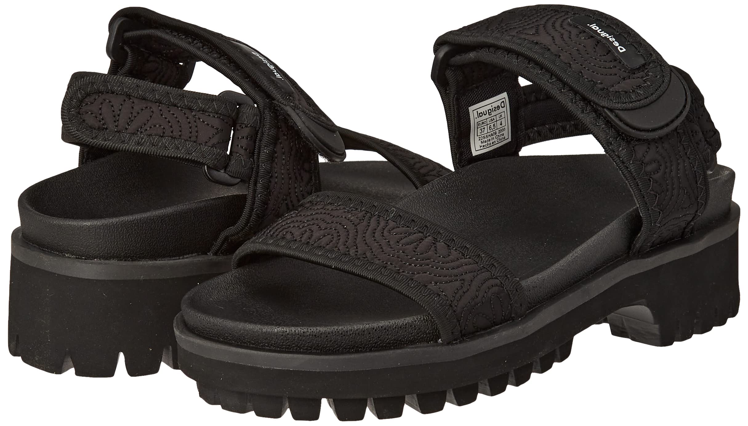 Desigual Women's Comfortable Beach Sandals - Lightweight Summer Flip Flops with Arch Support | Perfect for Poolside, Vacation, and Casual Outings