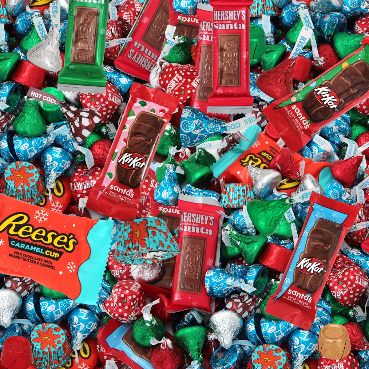 Deluxe Chocolate Variety Pack - 8 Lbs Individually Wrapped Assorted Chocolates for Gifts, Parties & Stocking Stuffers | Perfect for Holidays, Office Treats & Chocolate Lovers