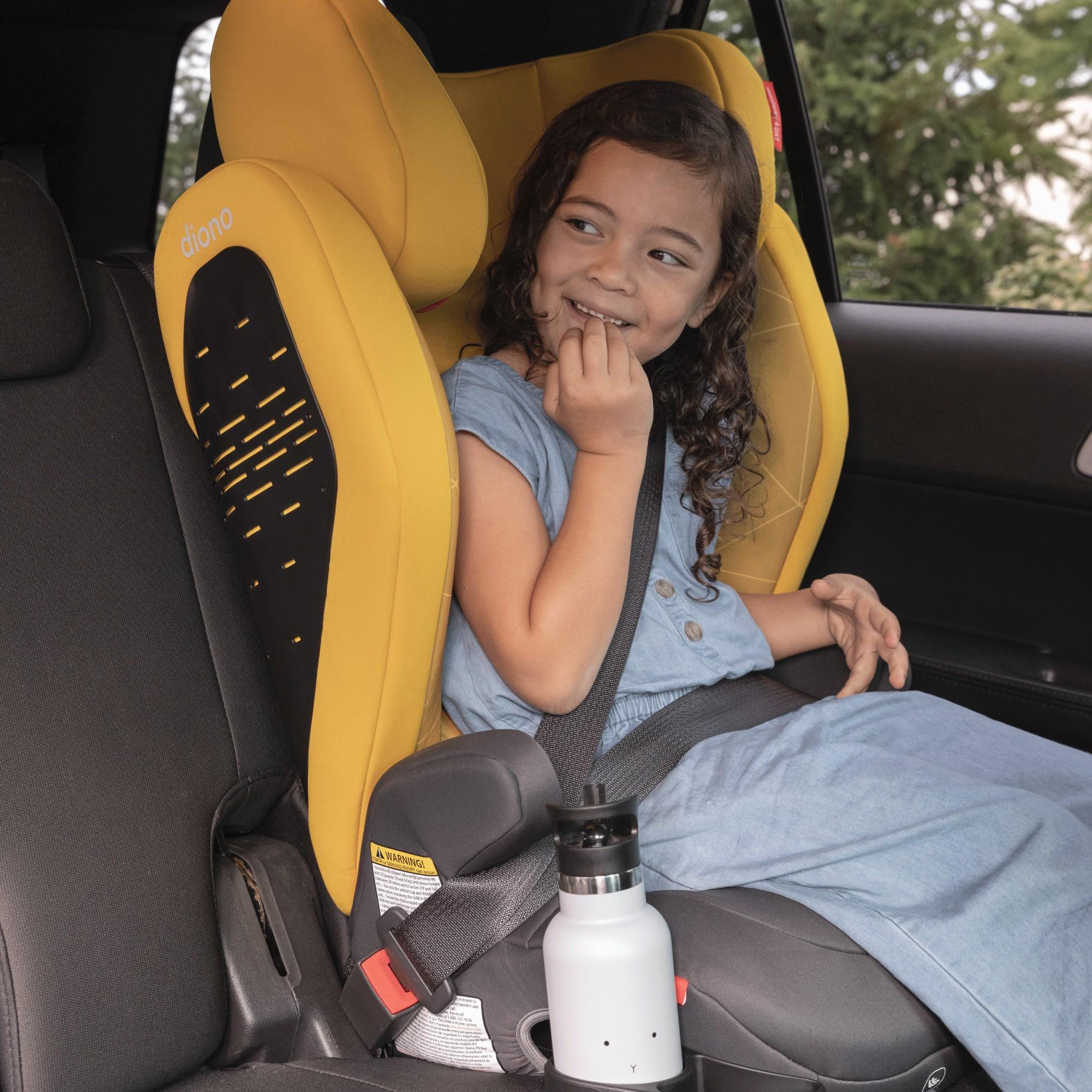 Diono Monterey 4DXT High Back Booster Car Seat for Kids - Safe & Comfortable Convertible Car Seat for Toddlers to Big Kids (5-120 lbs) - Perfect for Travel, School & Family Road Trips