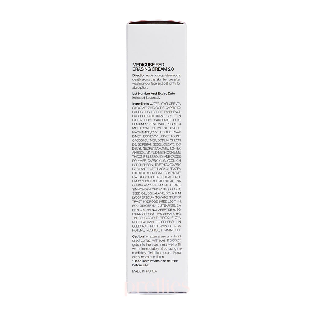 Medicube Red Erasing Cream 50ml - Korean Acne Treatment for Face & Body, Dark Spot Corrector & Pore Minimizer - Perfect for Daily Skincare Routine & Post-Acne Care