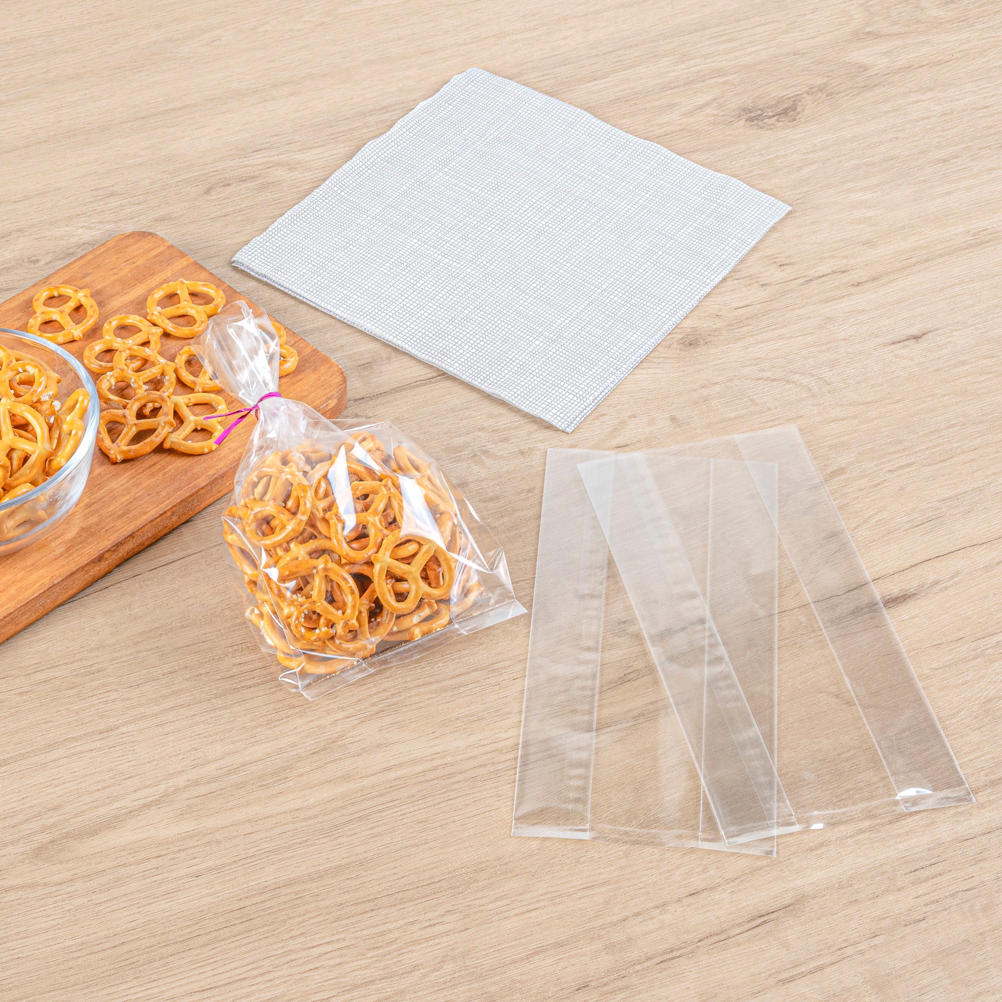 Clear Plastic Gusset Bags 4