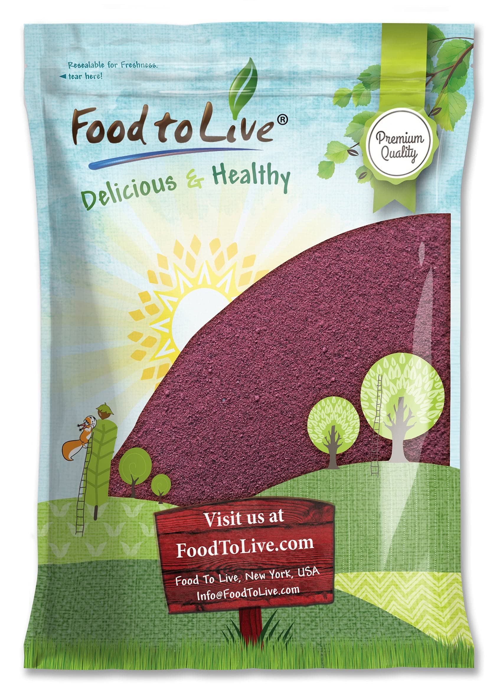 Organic Black Elderberry Powder 8lb - Raw Dried Berries, Unsulfured, Vegan, Bulk, No Additives | For Smoothies, Baking, Yogurt, Tea, Immune Support & Wellness Drinks | Perfect for Home Cooking, Healthy Recipes & Natural Remedies
