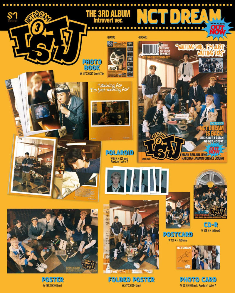 NCT DREAM ISTJ Album Photobook (2 Versions) - K-Pop Collectible for Fans, Gift Idea & Home Display
