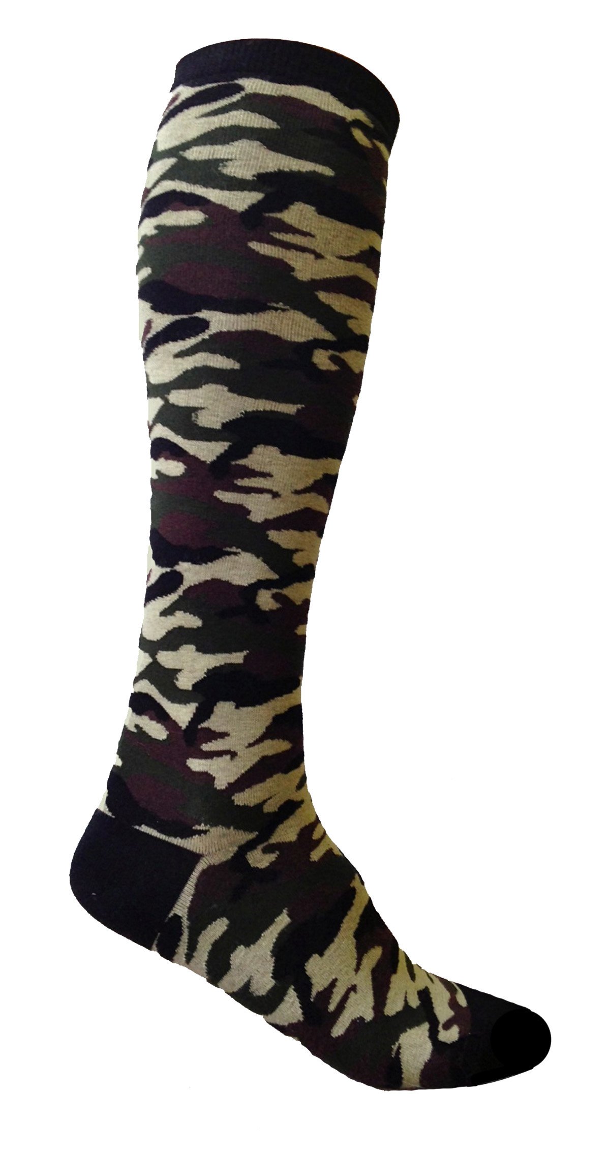 SoRock Women's Camouflage Knee High Socks - Fashionable Military Print Thigh High Stockings for Women - Perfect for Outdoor Adventures, Cosplay & Winter Warmth