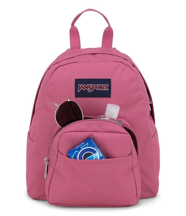 Jansport Half Pint Backpack - Lightweight School & Travel Backpack for Women & Teens, Mauve Haze | Perfect for College, Work, Hiking & Everyday Use