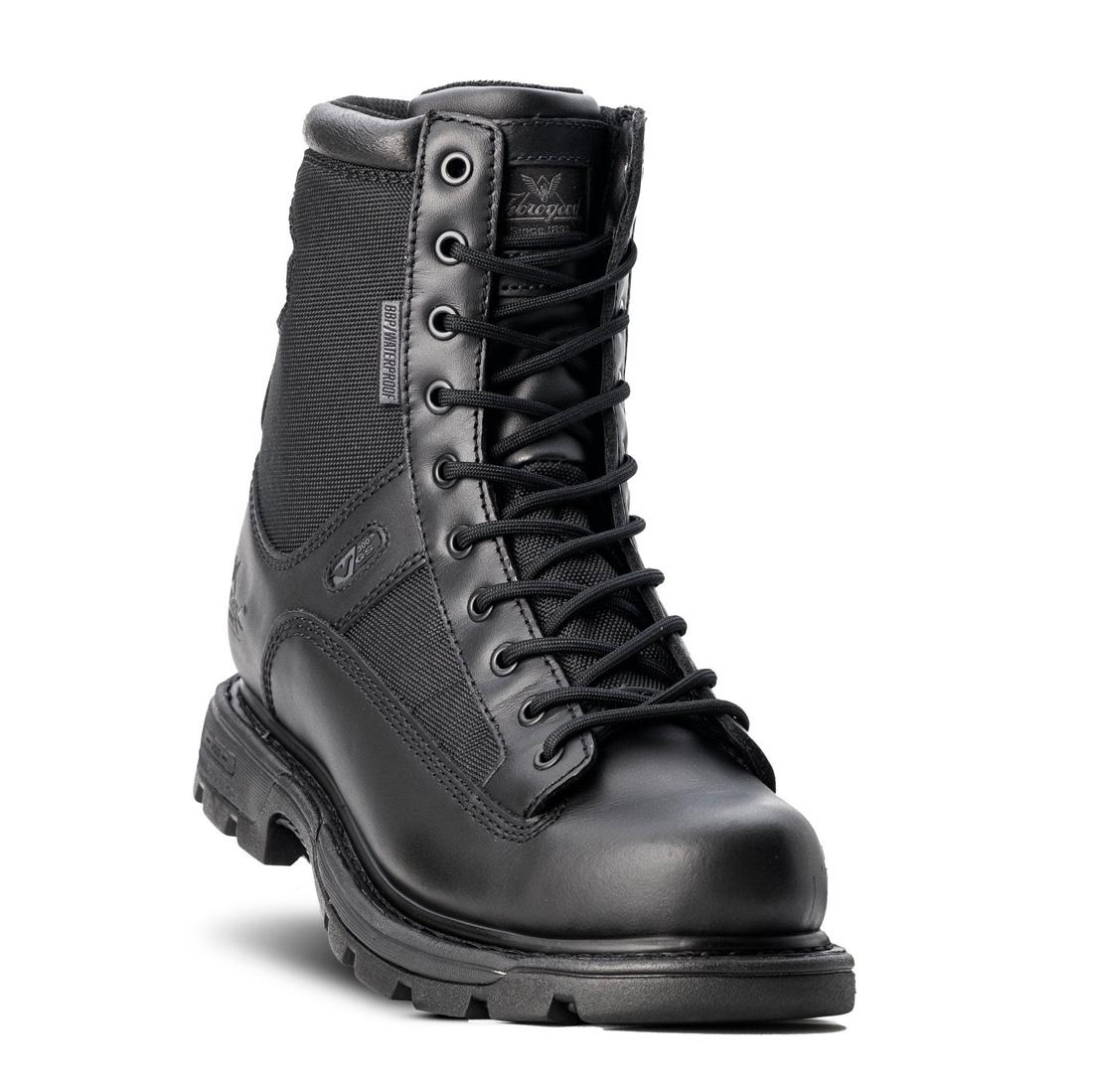 GenFlex2 Series 8 Tactical Waterproof Combat Boots for Men - Black Military & Hiking Shoes for Outdoor Adventures & Work Safety