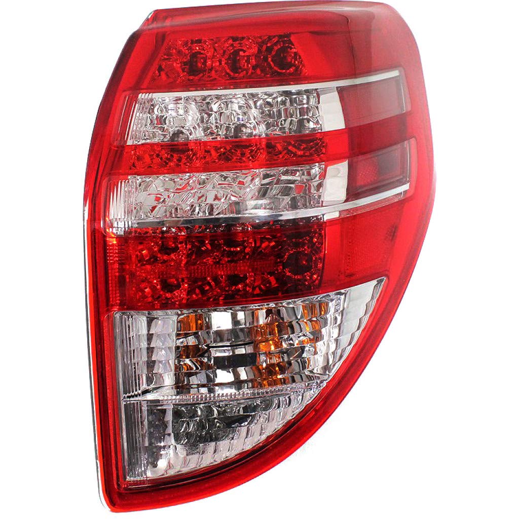 CarLights360: DOT Certified Toyota RAV4 Tail Light Assembly (2009-2012) - Passenger Side with Bulbs - Compatible with TO2801181 & 81550-0R010 | Perfect for Night Driving & Enhanced Vehicle Safety