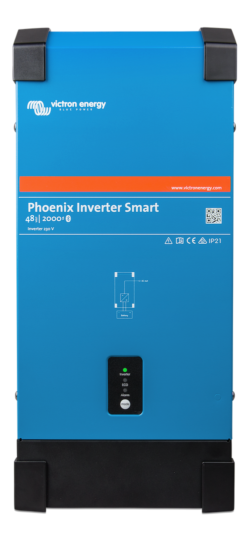Phoenix Inverter 48V 2000W 230V Pure Sine Wave Smart Power Inverter for Solar System, RV, Boat & Off-Grid Applications