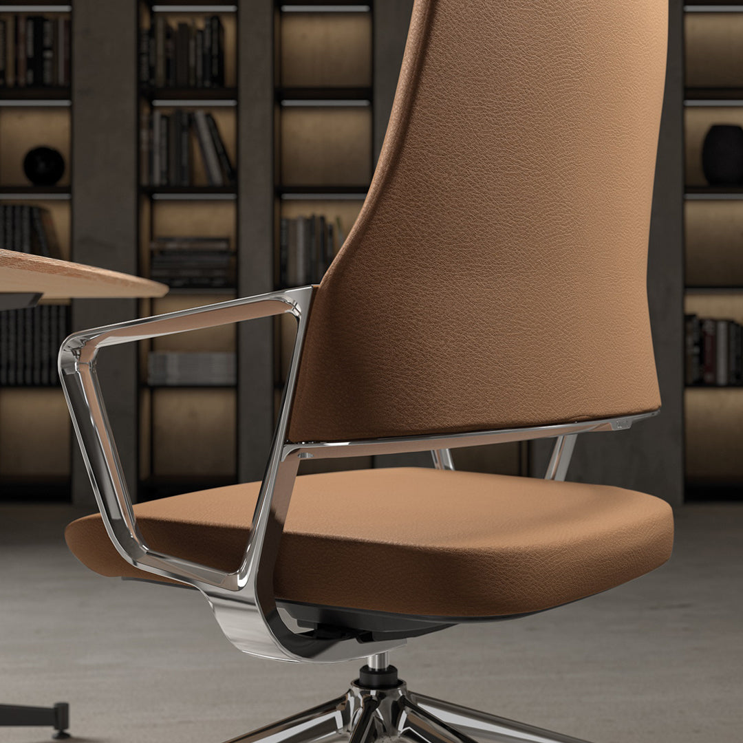 Aventador Ergonomic High Back Office Chair - Adjustable Lumbar Support & Breathable Mesh for Home & Office Workspaces