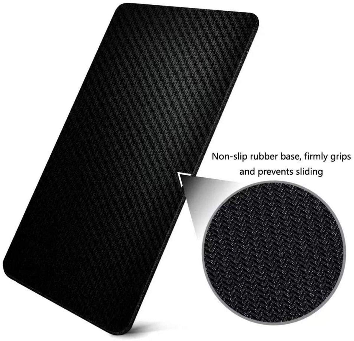 Premium Non-Slip Mouse Pad with Nature Purple Flowers Meadow Design - Ergonomic Rubber Base Computer Mousepad for Office, Gaming & Home Use on Desktops & Laptops