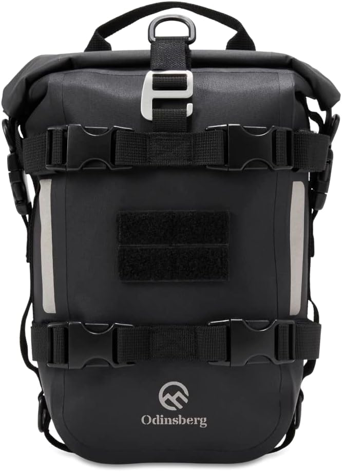 Waterproof 7L Motorcycle Tail Bag - Durable Dry Bag for Crash Bar, Back Seat, Sissy Bar & Rack - Ideal for Moto, Enduro & ATV Riders - Perfect for Commuting, Adventure Tours & Off-Road Trips