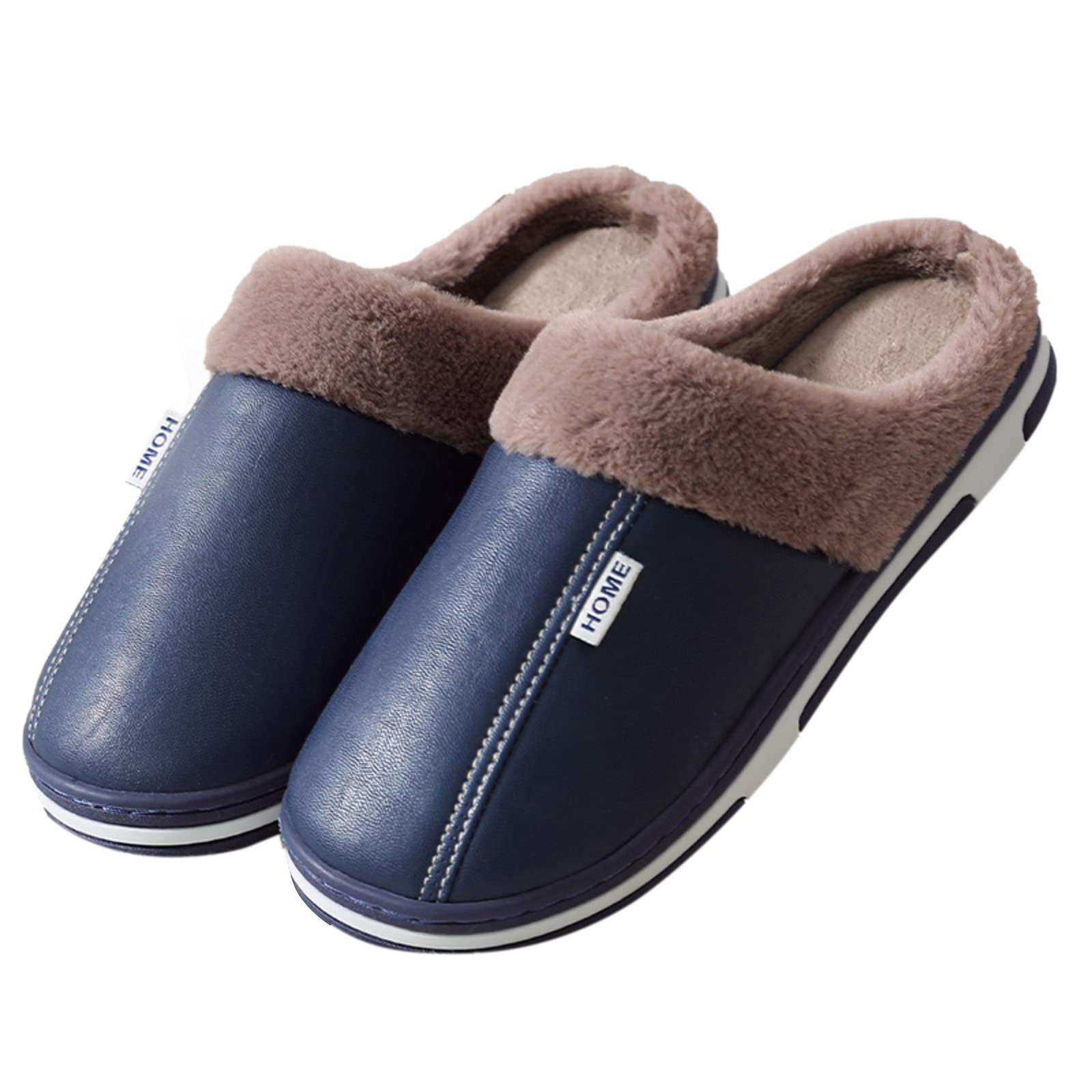 Women's Soft Plush Lightweight House Slippers - Non-Slip Cross Band Slip-On Open Toe Cozy Indoor/Outdoor Slippers for Home, Spa, and Backyard Relaxation