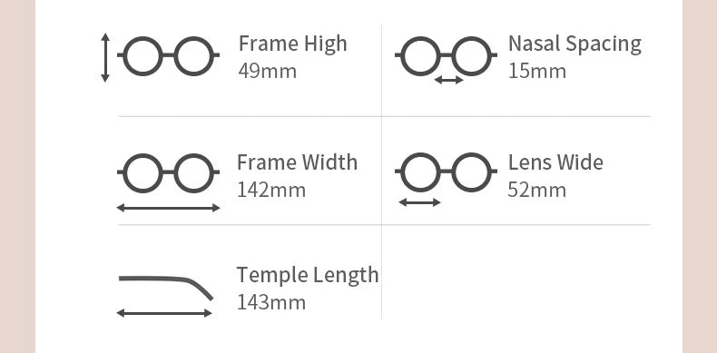 CCspace Women's Full Rim Square Cat Eye Plastic Eyeglasses 57427 - Stylish Retro Frames for Women, Lightweight & Durable Eyewear - Perfect for Office, Reading, Fashion Accessories