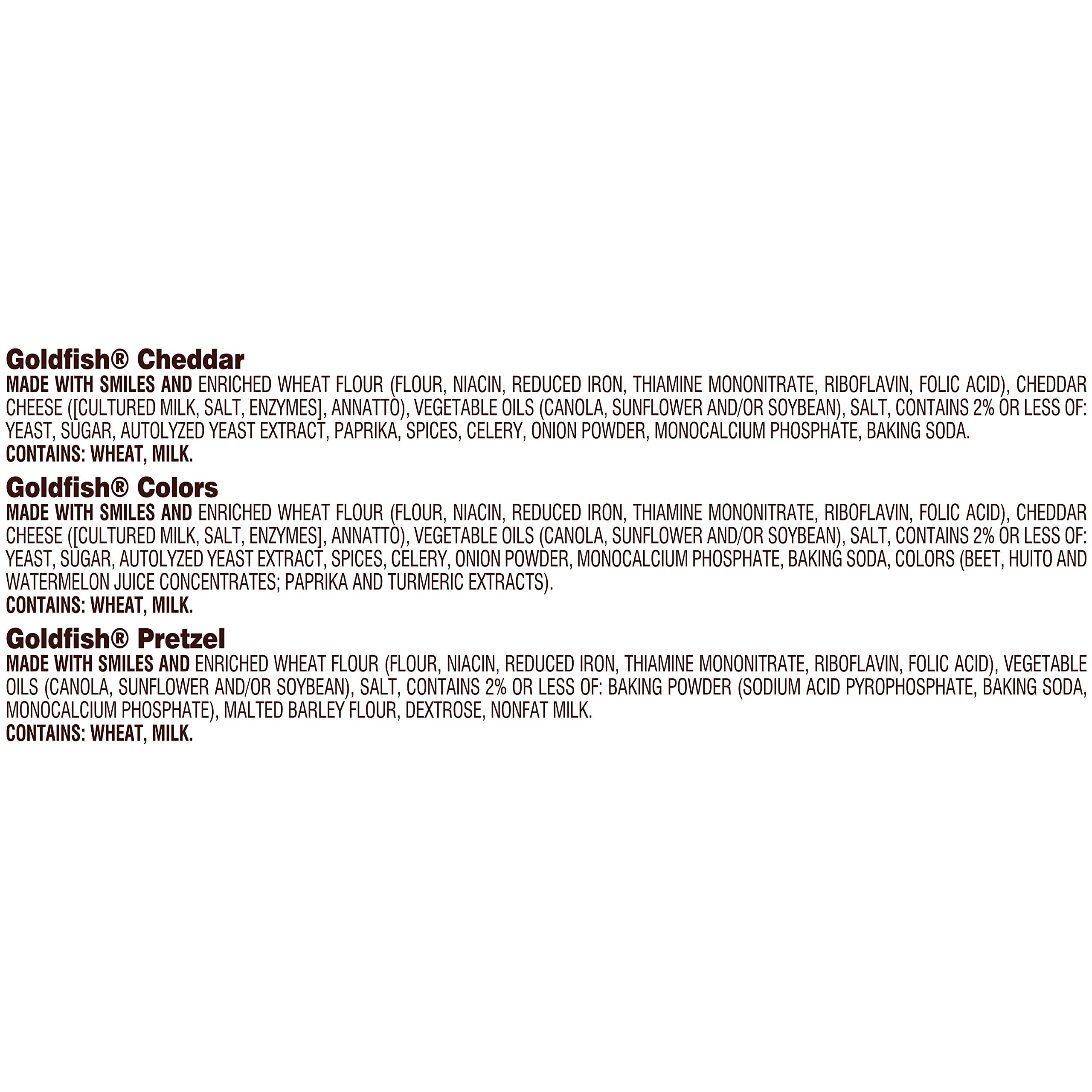 **Goldfish Crackers Big Smiles Variety Pack (30 Count) – Cheddar, Colors & Pretzels – Perfect for Lunchboxes, Snacks & Parties**