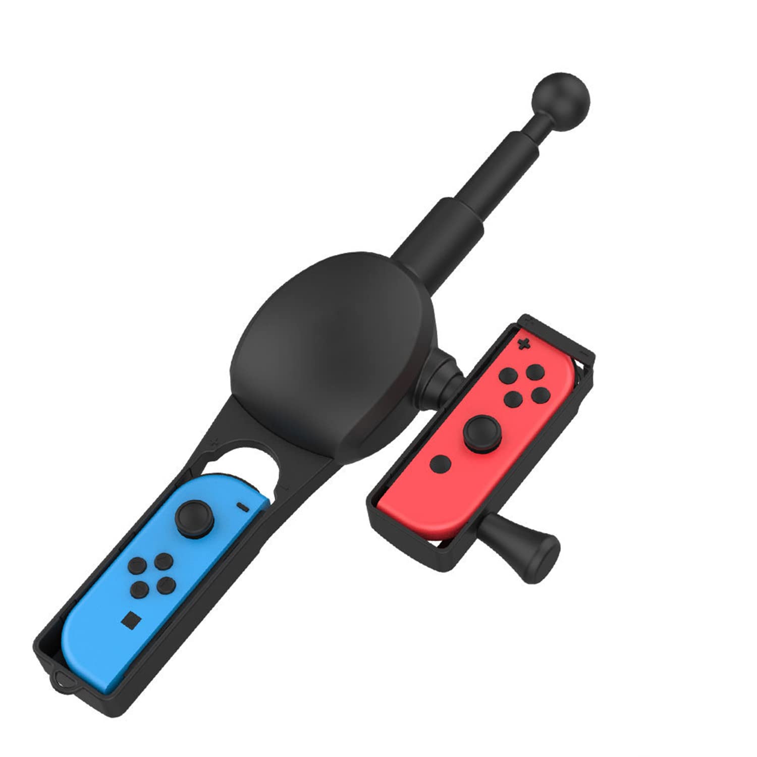 Best Fishing Rod Grip for Nintendo Switch OLED Joy-Con - Compatible with Legendary Fishing & Fishing Star World Tour Games - Ergonomic Rotatable Handle for Realistic Gameplay - Perfect for Home Entertainment & Family Game Nights