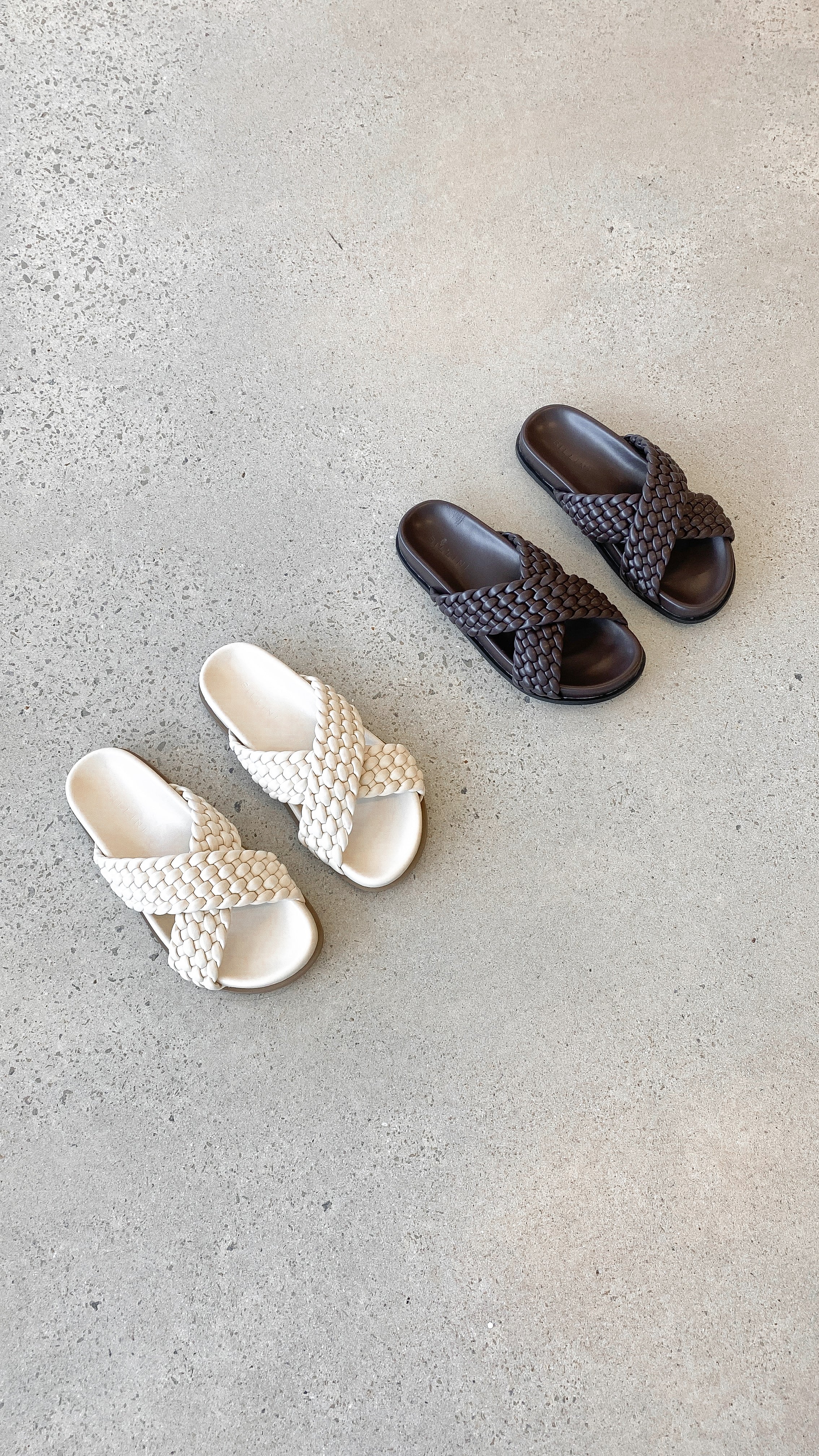 Bowie Slide Sandals for Women - Comfortable Leather Slides in Umber Brown - Perfect for Beach, Pool, and Summer Outfits