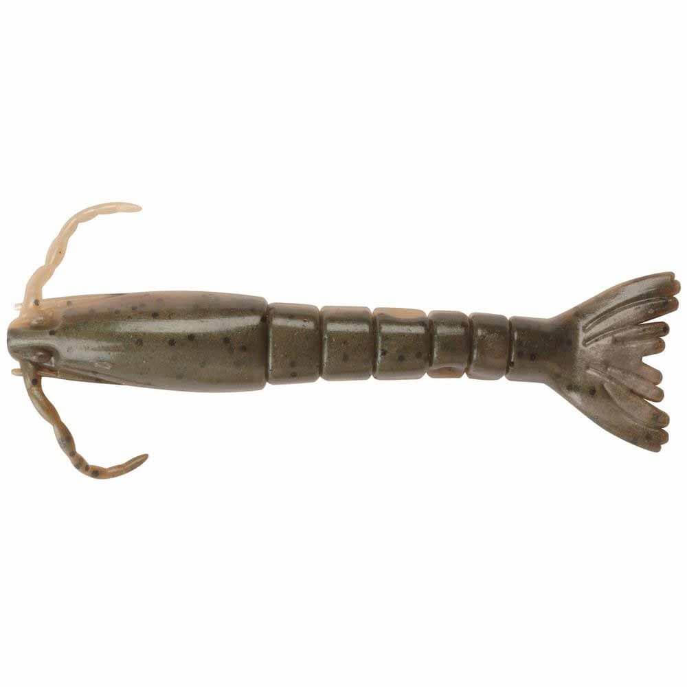 Berkley Gulp Alive 3 Inch Shrimp Soft Bait - 1/2 Pint Jar - Saltwater & Freshwater Fishing Lures for Bass, Trout, and Walleye - Perfect for Kayak, Boat, and Shore Fishing