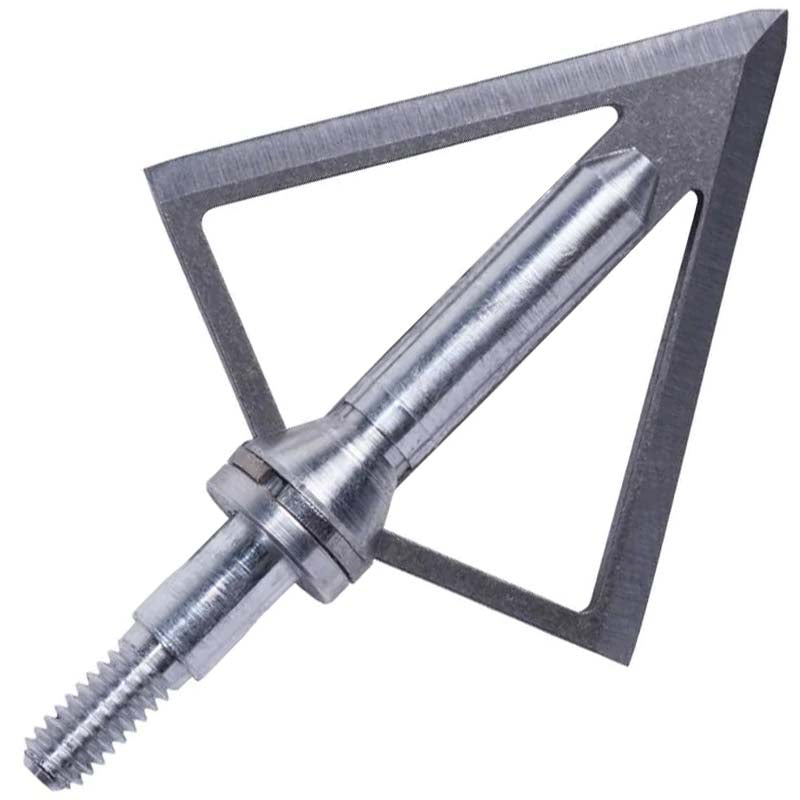 Steel Force Big Phat Head 100 Grain 2 Blade Broadhead - High Performance Hunting Broadheads for Deer & Big Game - Perfect for Crossbows & Compound Bows
