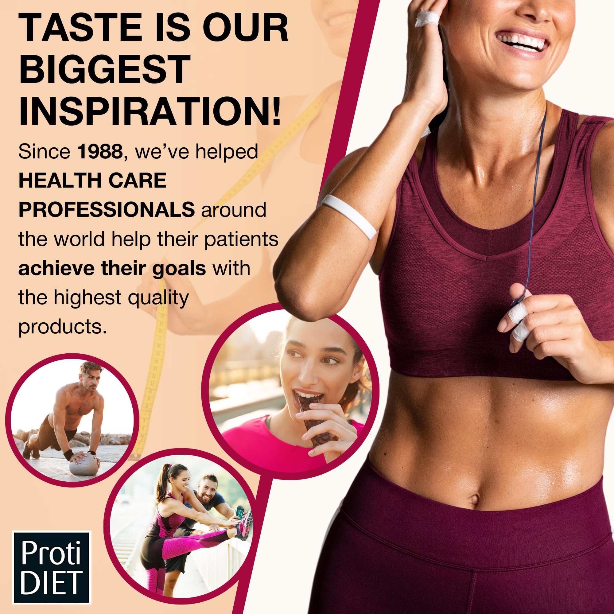 ProtiDIET Caramel Peanut Protein Bars - 15g Protein, Gluten Free, Collagen Enriched - 7 High Protein Snack Bars Per Box - Perfect for Workouts, Travel & Healthy On-the-Go Snacking