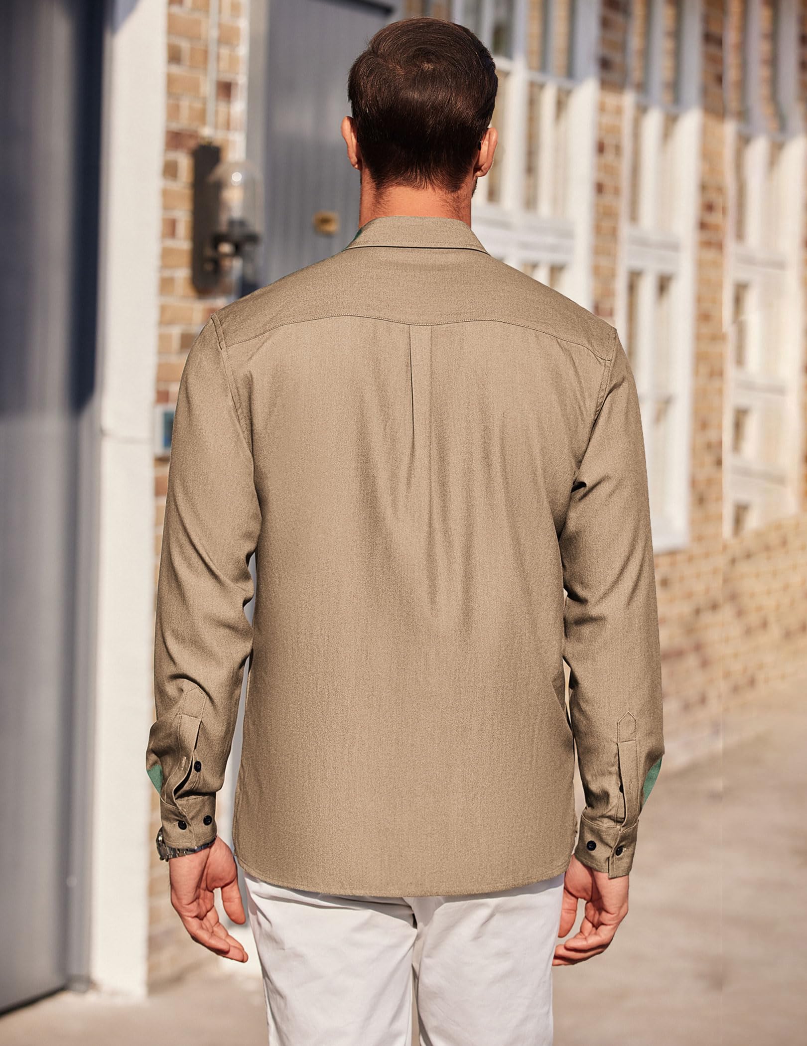 COOFANDY Men's Casual Button Down Shirts - Long Sleeve Wrinkle-Free Dress Shirts for Business & Everyday Wear - Perfect for Office, Date Night & Casual Outings