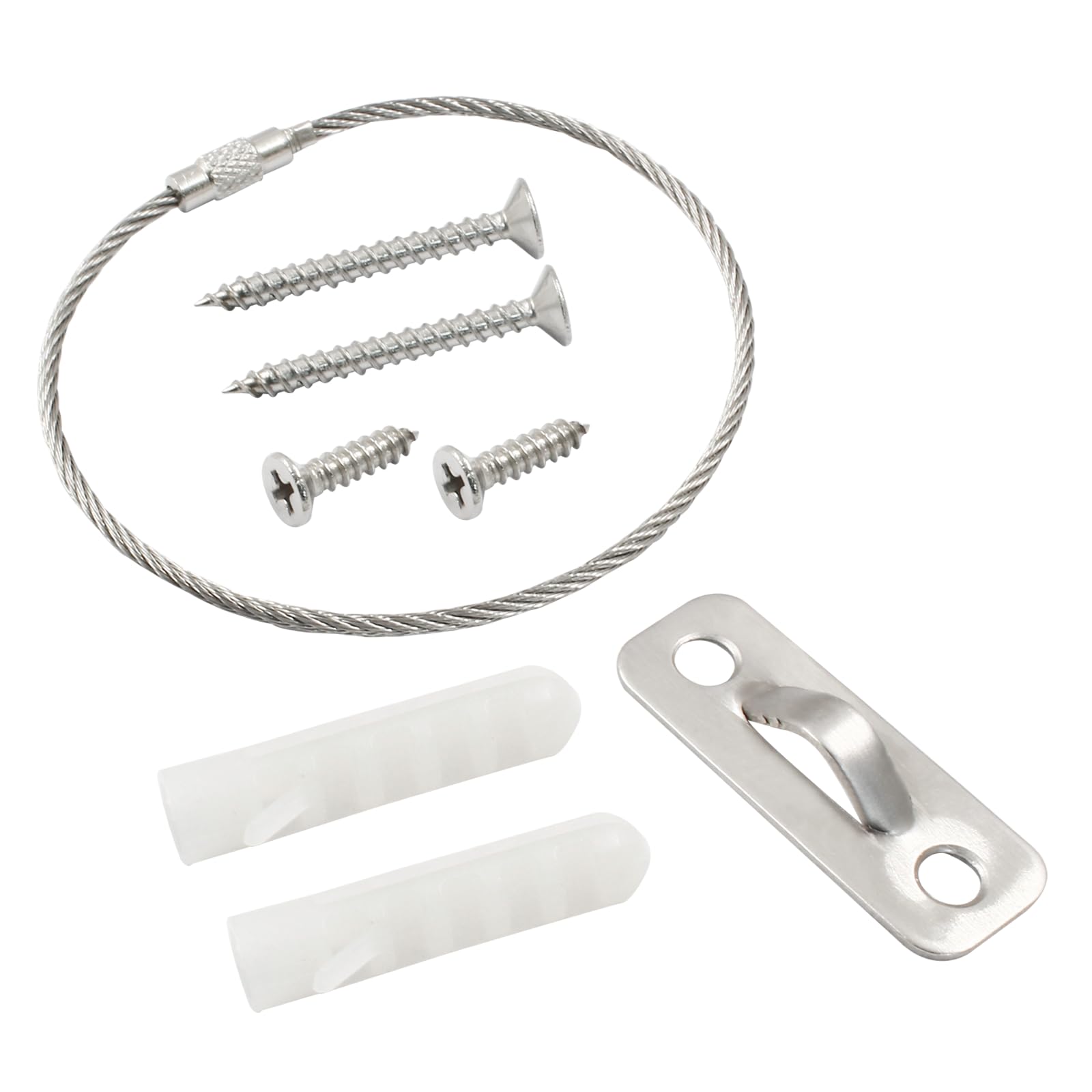 6 Pack Heavy Duty Furniture Anchors Kit - Anti-Tip Straps for Dressers, Cabinets & Bookshelves | Child Safety Wall Mounting Hardware for Earthquake Proofing & Home Security | Perfect for Nursery, Living Room & Office Furniture