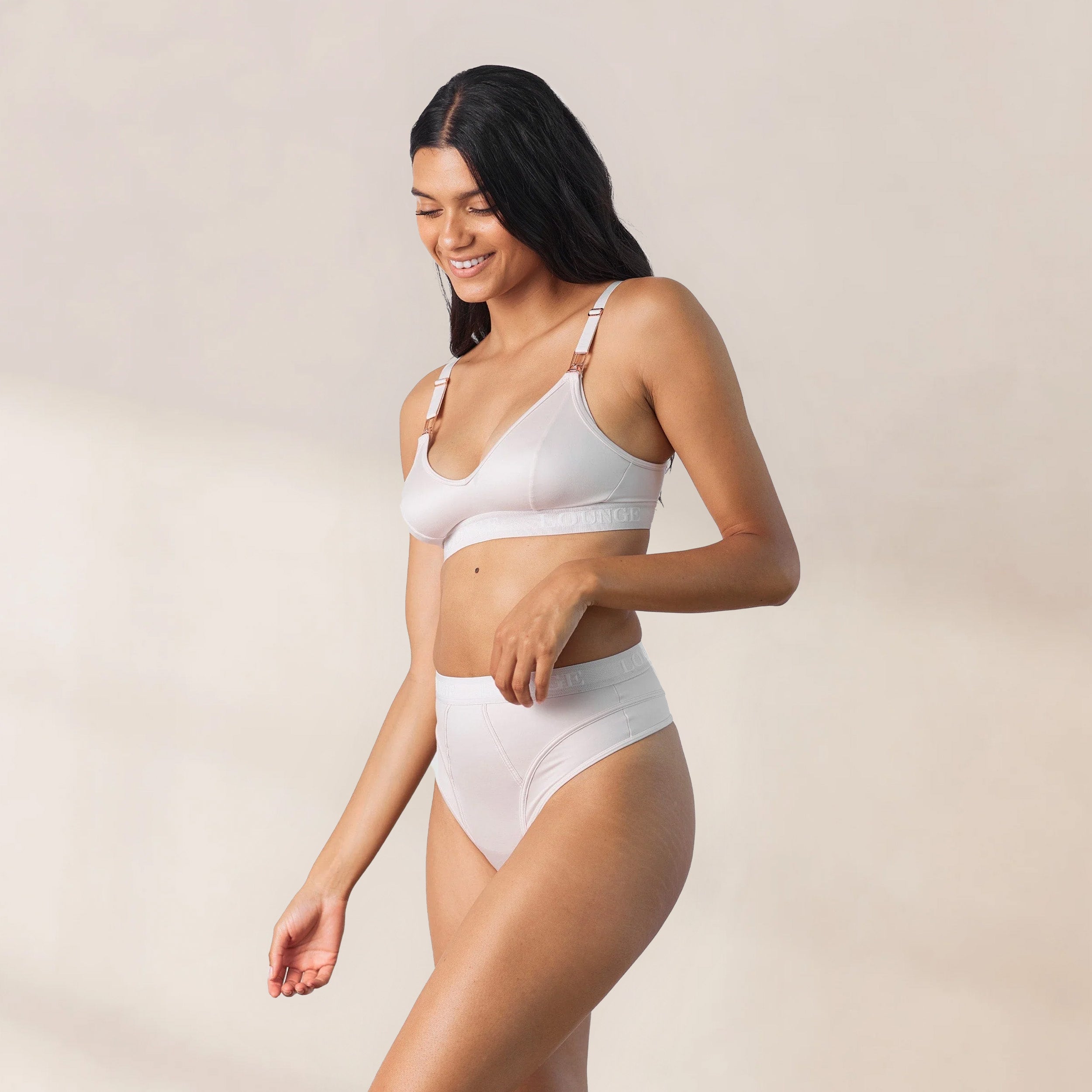Nurture Nursing Bra - Comfortable & Supportive Maternity Bra for Breastfeeding Moms in Cream | Perfect for Daytime Wear & Night Nursing