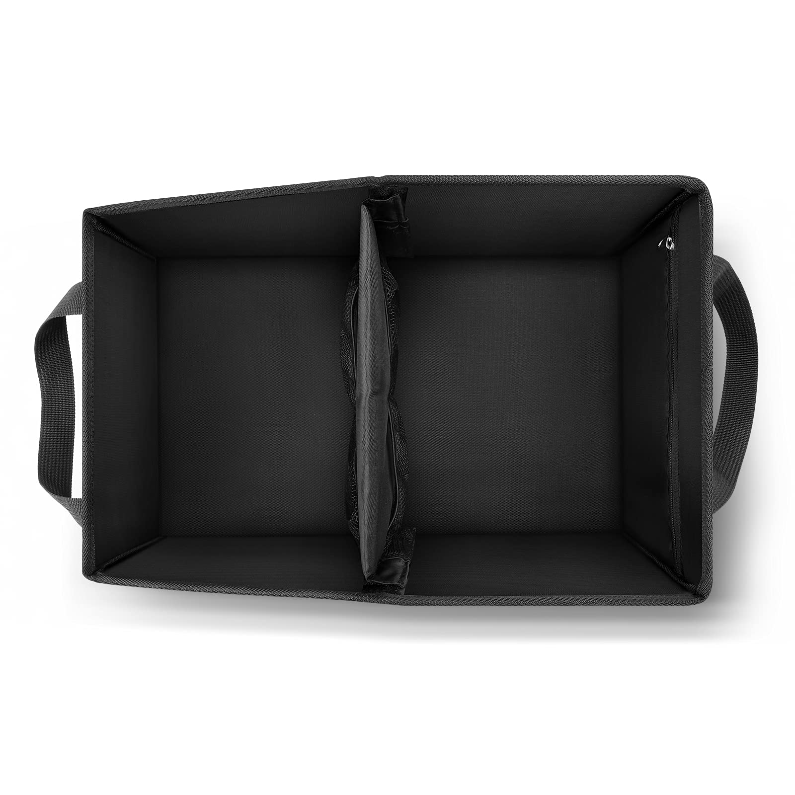 Car Seat Organizer with Dividers & Mesh Pockets - Front & Back Seat Storage Caddy for Phones, Toys & Essentials - Perfect for Road Trips, Family Travel & Daily Commutes