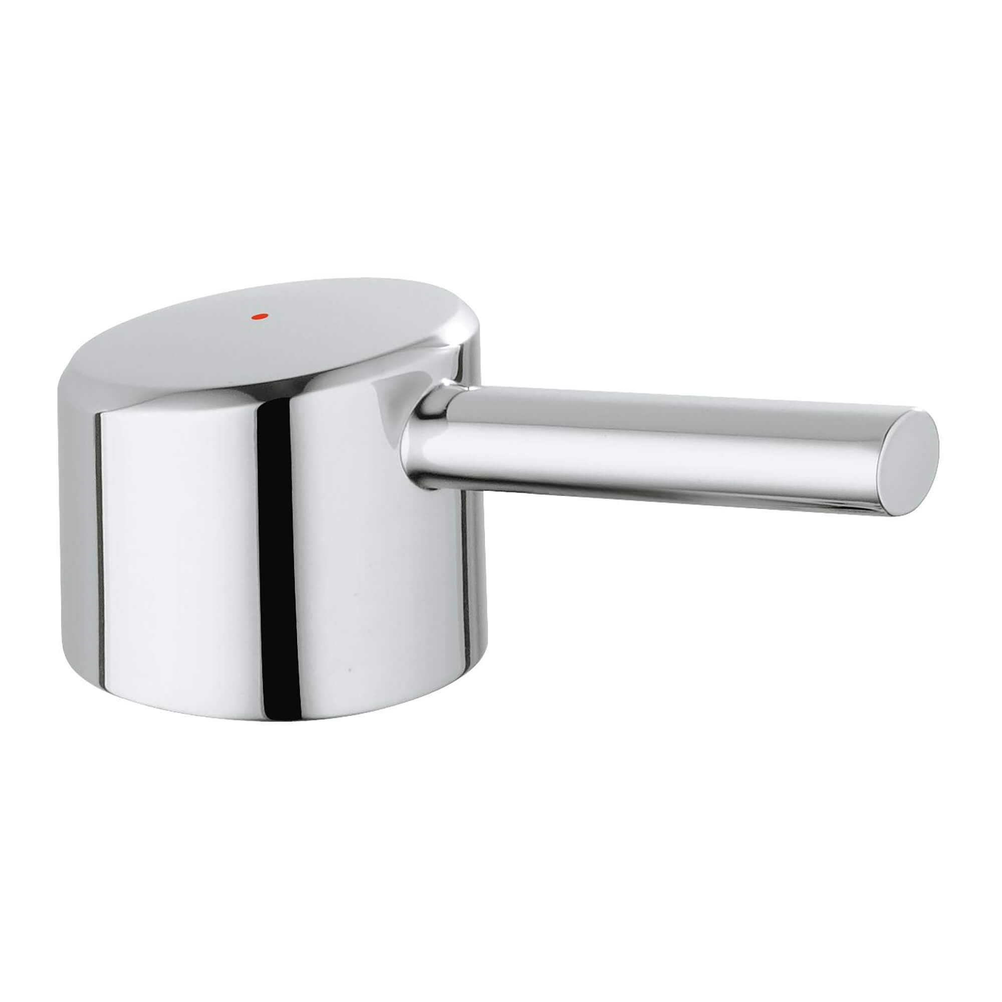 Grohe 48073000 Concetto Single Handle Bathroom Faucet in Red - Modern Waterfall Spout for Sink, Vanity & Powder Room Installation