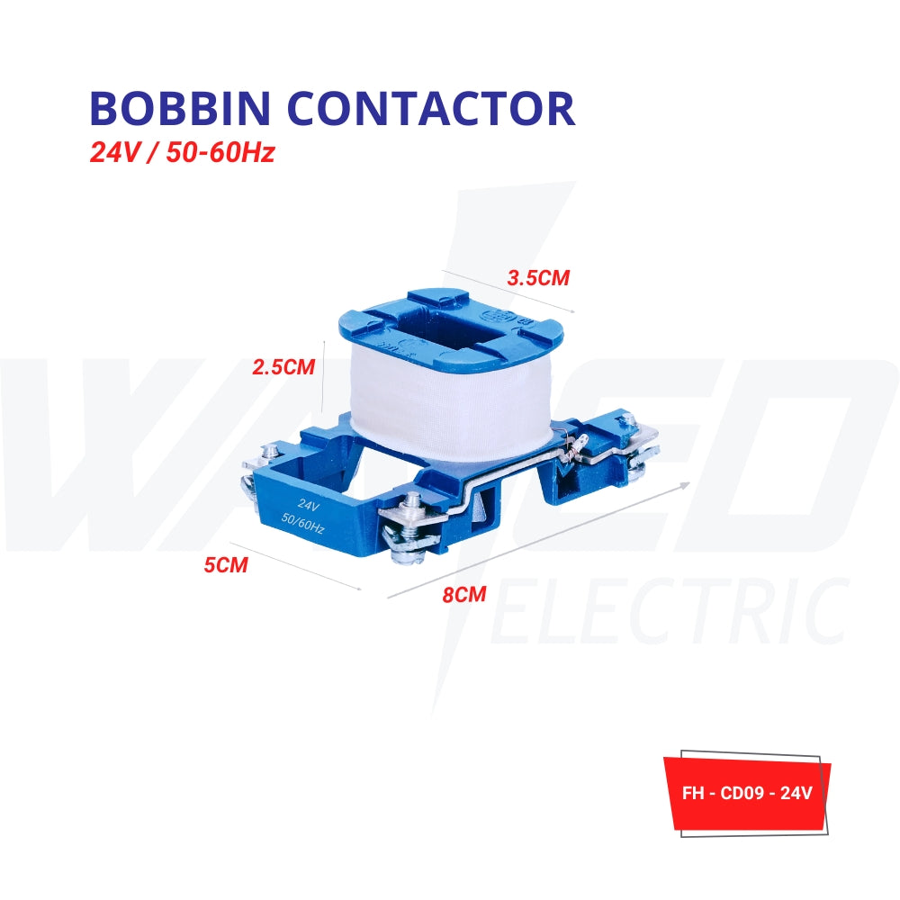 D09 24V Bobbin Contactor - High Performance Electrical Relay for Industrial Automation & HVAC Systems