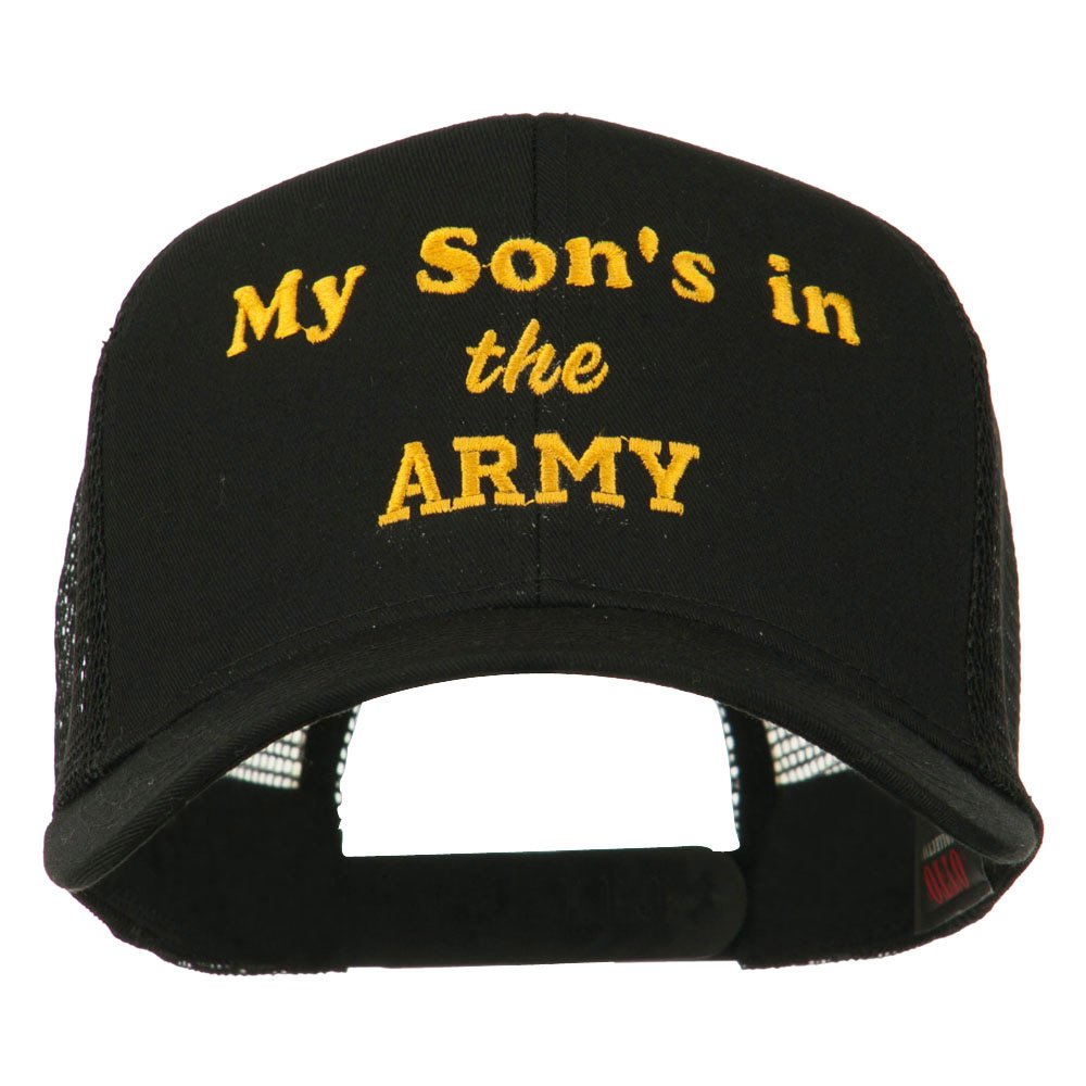 My Son is in The Army Embroidered Mesh Cap - Patriotic Military Dad Hat for Proud Parents - Perfect for Veterans Day, Army Appreciation & Military Support Events