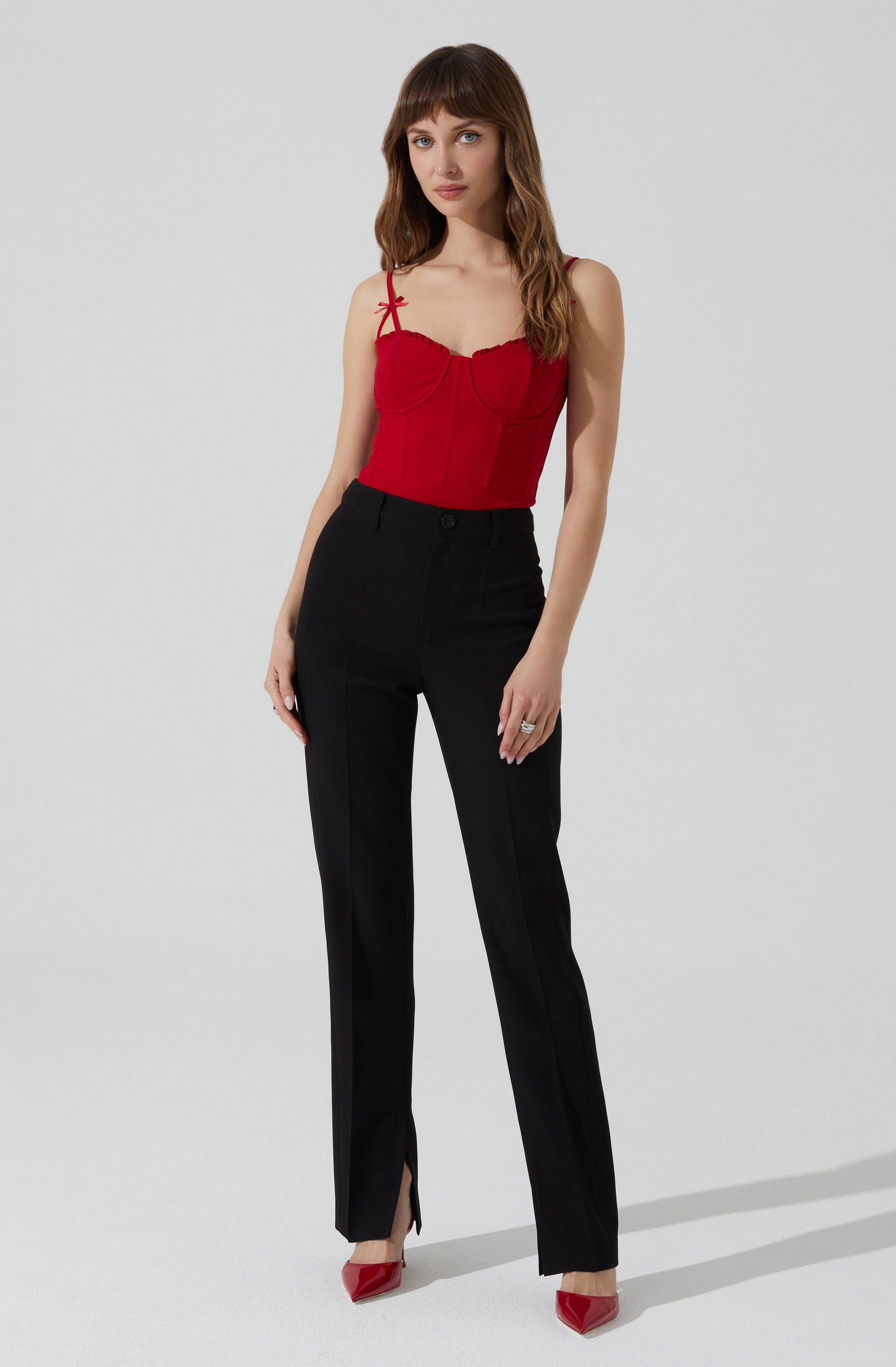 Stylish Marlowe Straight Leg Pants for Women - Comfortable Office & Casual Wear - Perfect for Work, Travel & Everyday Outfits