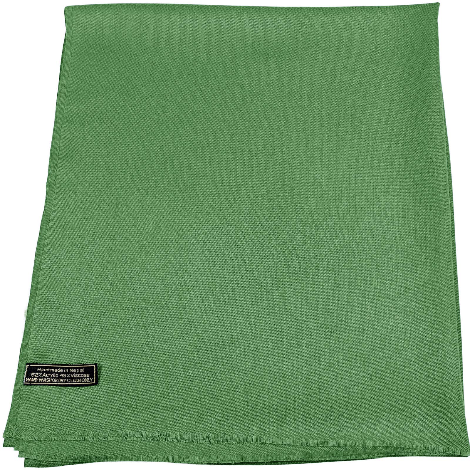 Premium Solid Color Nepalese Pashmina Shawl - Soft Fringe Scarf Wrap, Stole & Head Cover for Women | Perfect for Winter, Travel, Yoga & Boho Fashion