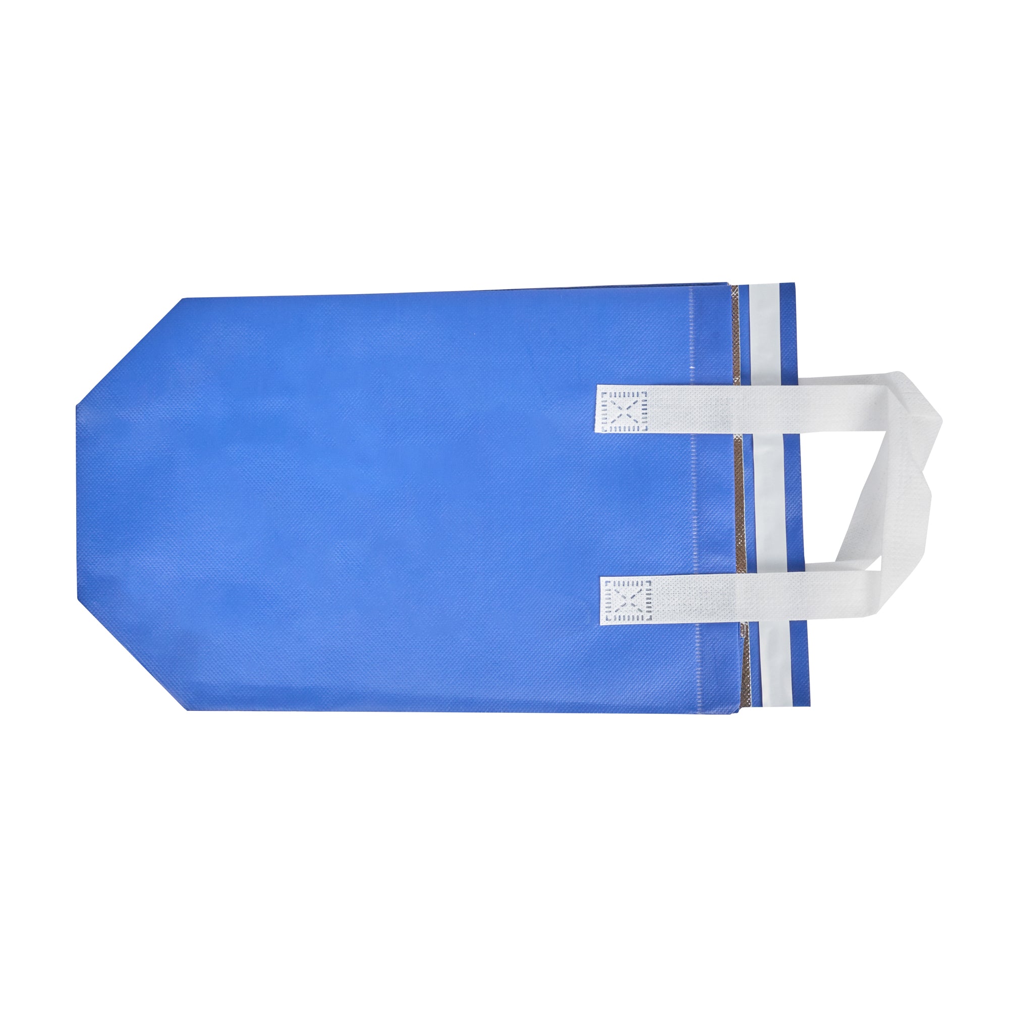 Blue Insulated Take Out Bag - Tamper Evident Food Delivery Bags (8.25