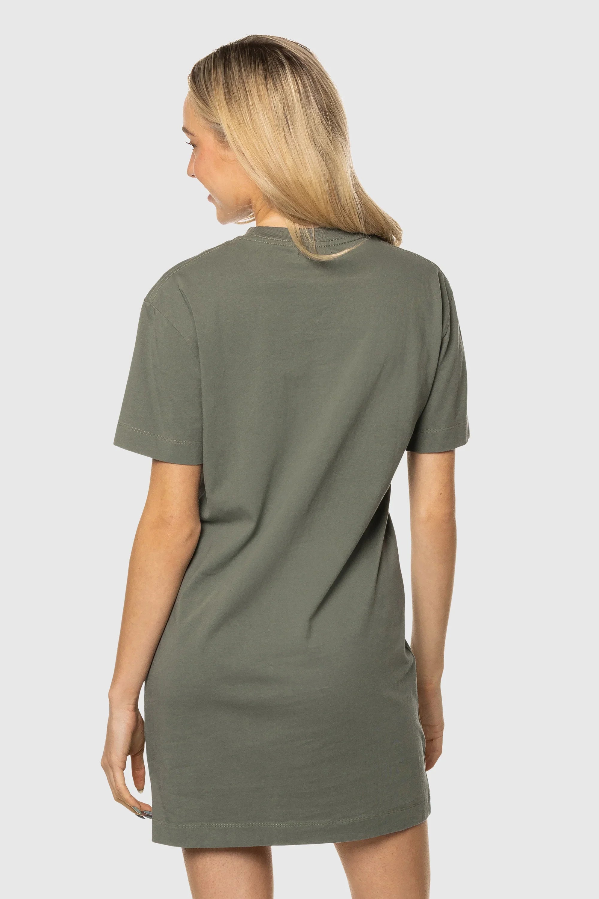 Women's Casual Short Sleeve Tee Dress - Soft Cotton Blend T-Shirt Dress for Summer, Lounge, Travel & Everyday Wear