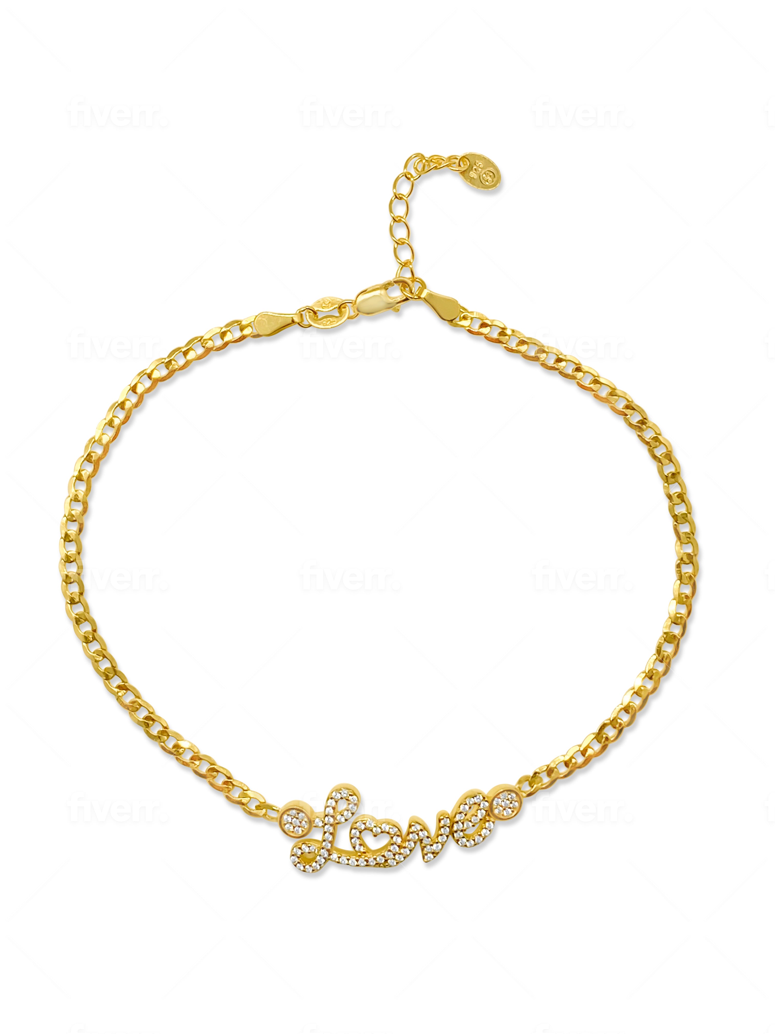 Elegant Love Anklet for Women - Dainty Adjustable Ankle Bracelet for Summer Beach, Boho Fashion & Romantic Gifts