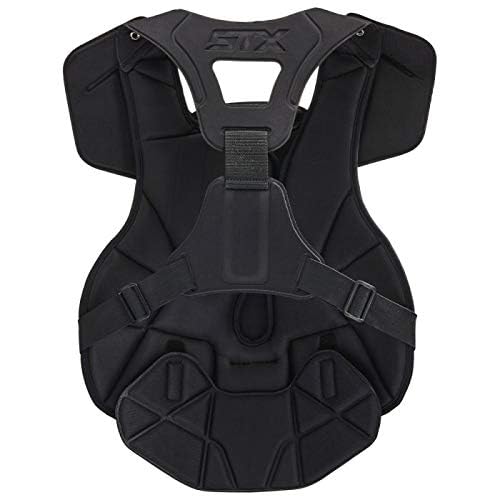 STX Lacrosse Shield 400 Chest Protector - Medium Size for Youth & Adult Players - Lightweight Protective Gear for Lacrosse Training & Games
