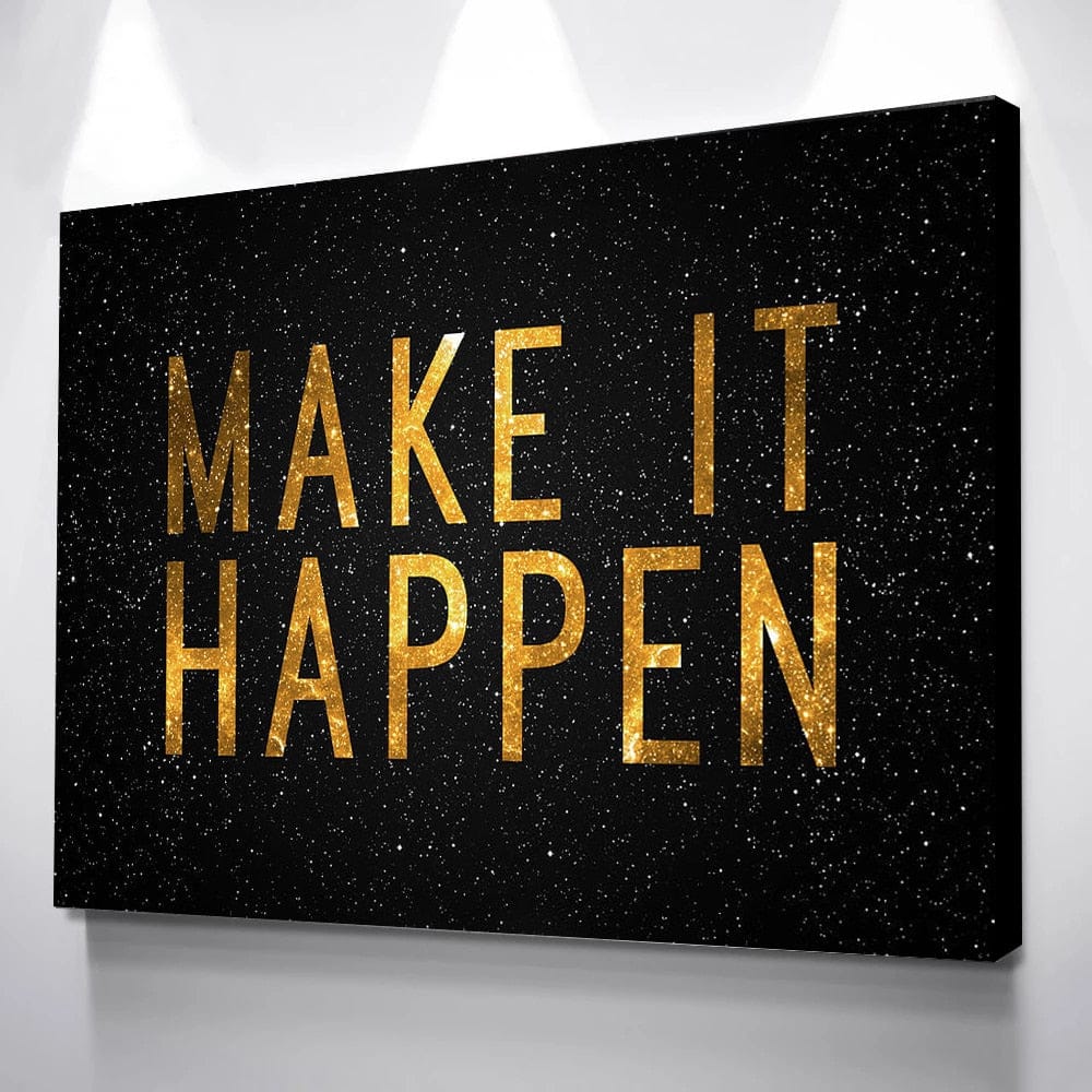 Grind Hustle Success Motivational Posters - Inspirational Canvas Wall Art for Office & Home Decor - Perfect for Living Room, Bedroom & Workspace Motivation