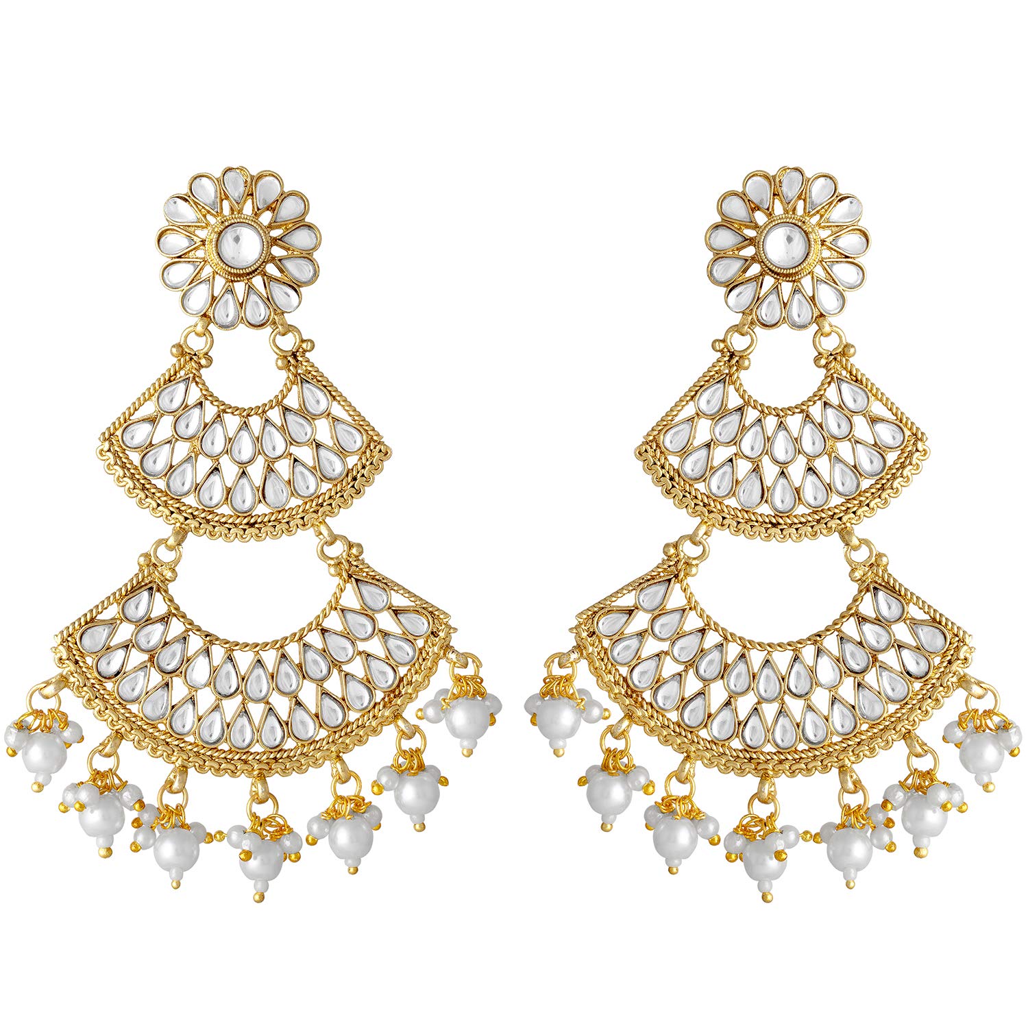 Aheli Indian Traditional Bollywood Drop Earrings for Women - Elegant Gift for Weddings, Parties & Festive Occasions