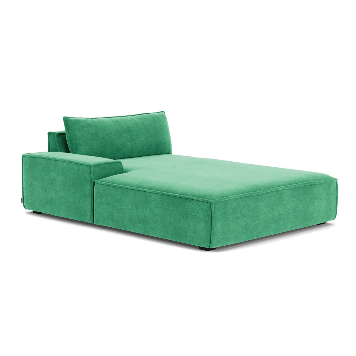 Daphne Fabric 1-Seater Left Chaise Modular Sofa - Modern Living Room Furniture for Small Spaces & Apartments