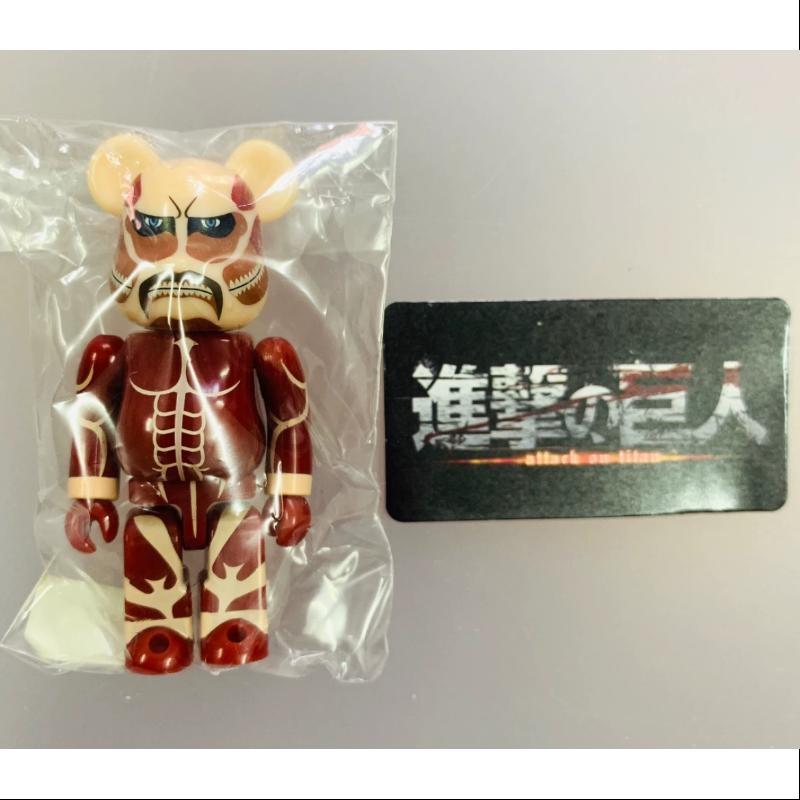 Bearbrick Series 27 HORROR Attack On Titan 100% Collectible Figure - Anime Merchandise for Fans & Collectors - Perfect for Display in Home, Office or Anime Collections