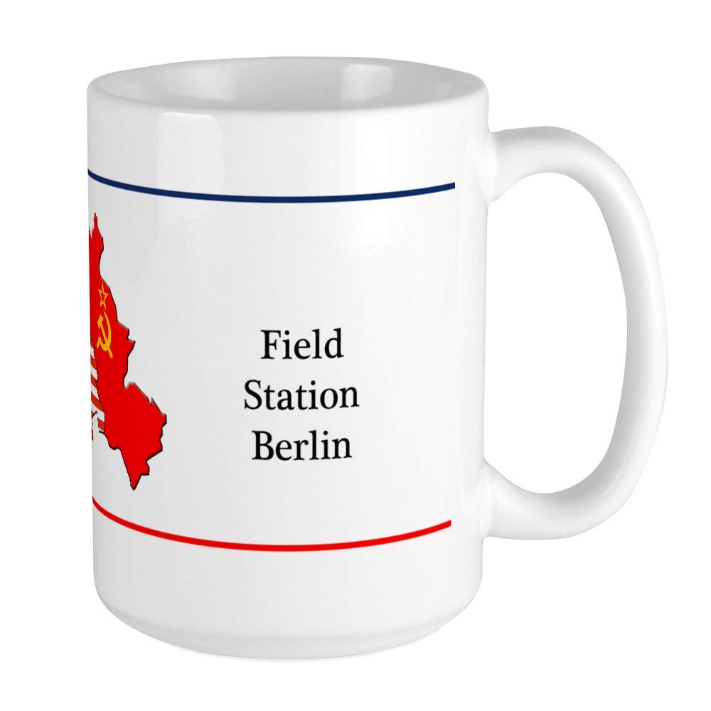 Field Station Berlin Large 15 oz Ceramic Coffee Mug & Tea Cup - Perfect for Home, Office, or Travel - Durable & Stylish Drinkware