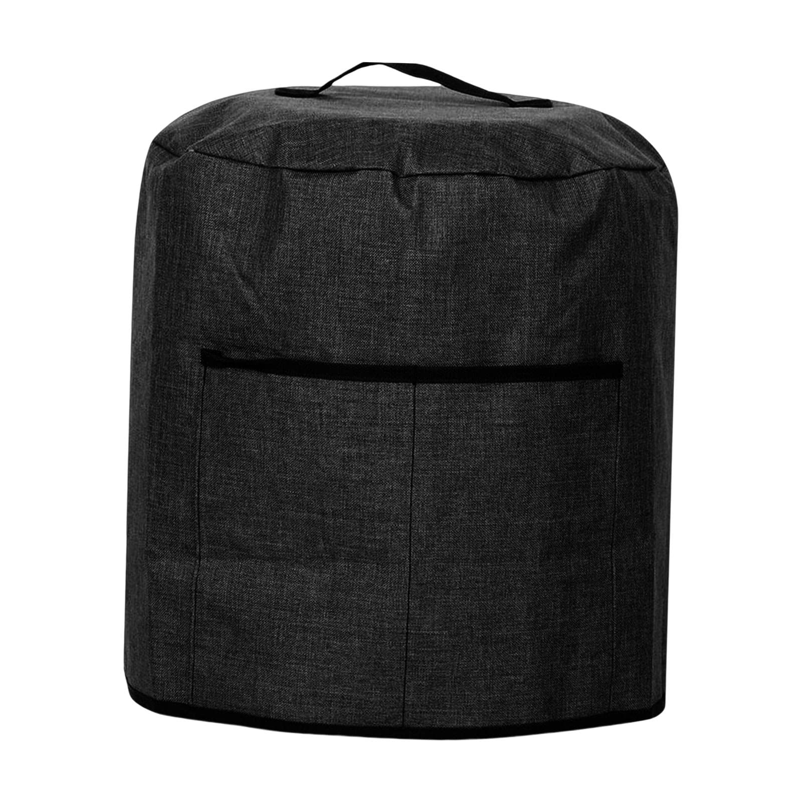 Dual Layer Air Fryer Cover - Dustproof, Easy to Clean Protective Travel Cover for Air Fryers & Cookware - Perfect for Kitchen Storage, Camping & Outdoor Cooking (Black)