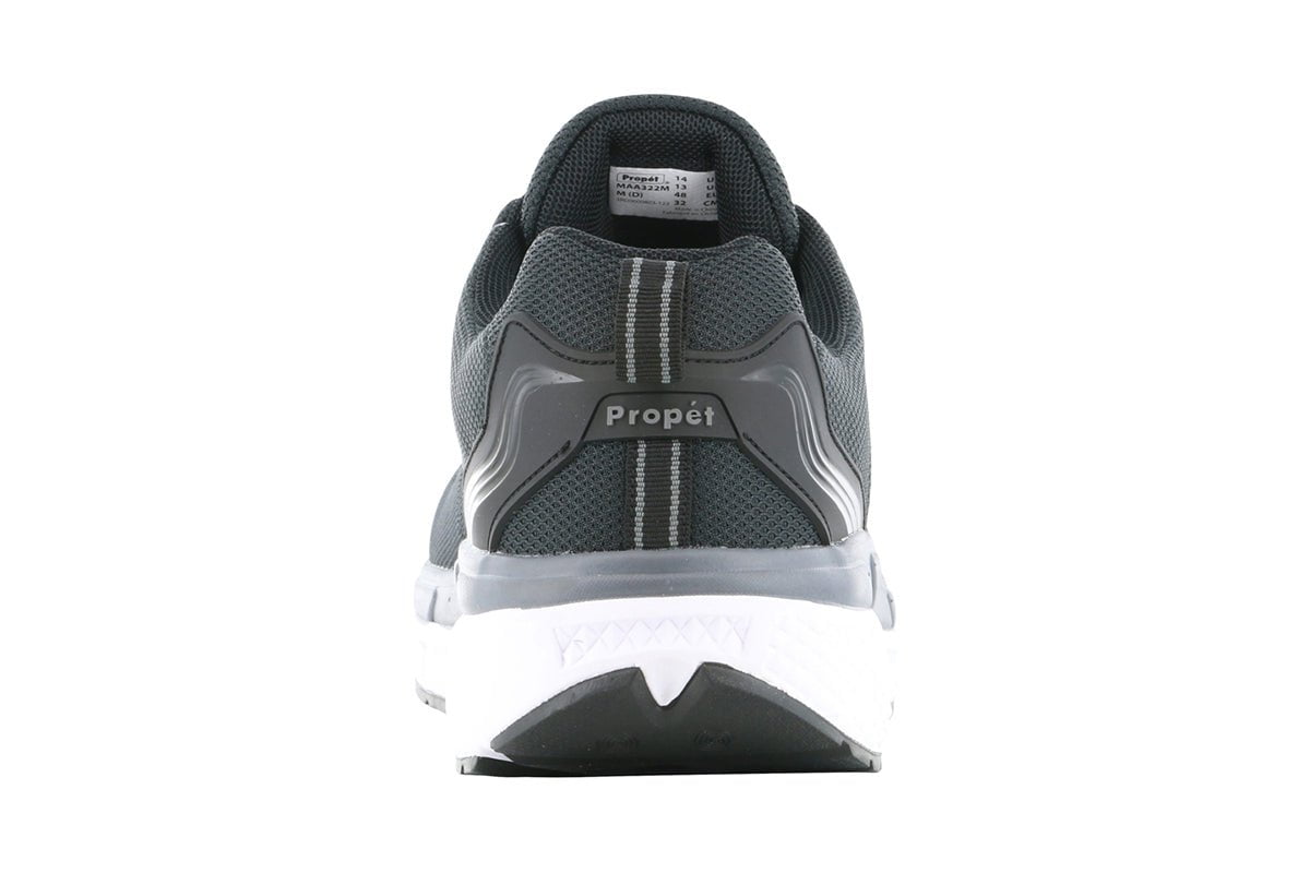 Propet Ultra 267 Athletic Shoes for Men & Women - Lightweight Walking & Running Shoes with Cushioned Support - Perfect for Gym, Jogging & Everyday Wear (Black)