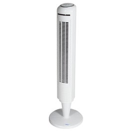 COOL WORKS 38 Inch Tower Fan with Remote Control - Quiet Oscillating Standing Fan for Home, Office & Bedroom - Powerful Cooling for Large Rooms - Energy Efficient Air Circulator
