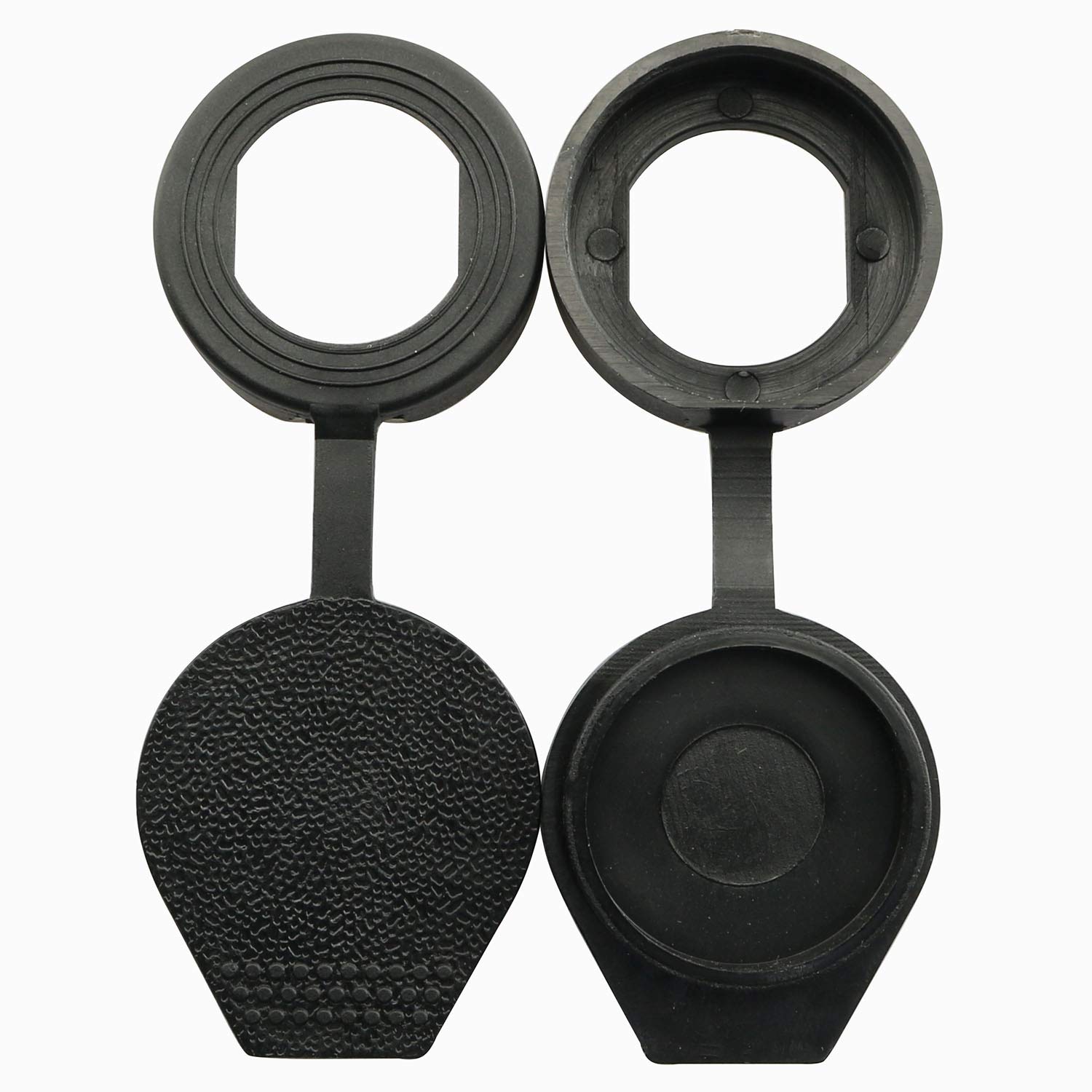 6-Pack 22mm Black Rubber Door Lock Dust Covers - Waterproof & Dustproof Caps for Cam Locks - Durable Plastic Material to Extend Lock Lifespan (Ideal for Garage Doors, Storage Units & Outdoor Equipment)