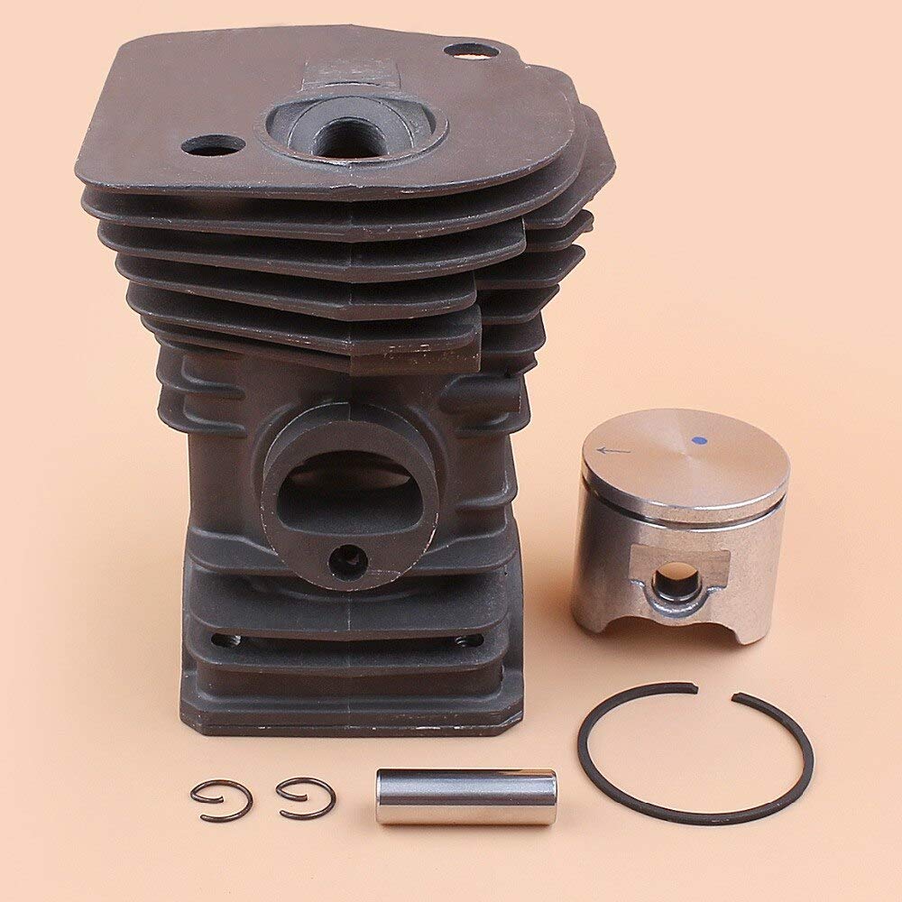 42mm Cylinder Piston Kit for Husqvarna 340 345 Chainsaw Replacement Parts - High Performance Engine Repair Kit for Forestry & Wood Cutting