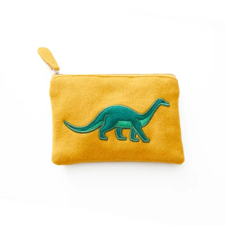 Just Trade Dinosaur Coin Purse - Cute Dinosaur Shaped Wallet for Kids & Adults - Perfect for Collecting Coins, Small Change & Cash - Great for School, Travel & Gifts