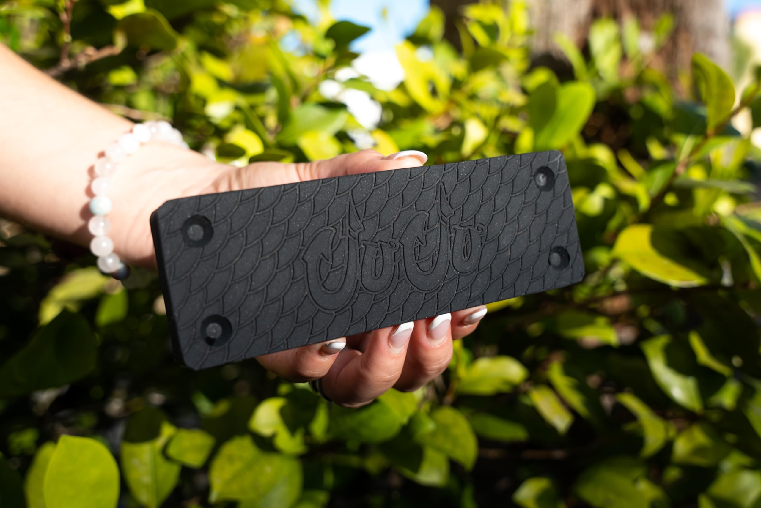 Juju Fishing Magnet - Heavy Duty Oversized Magnet for Fishing Gear, Tackle Storage, Lures & Pliers | Gun Holder & Tool Organizer | Perfect for Boats, Filet Tables, Trucks & Outdoor Adventures