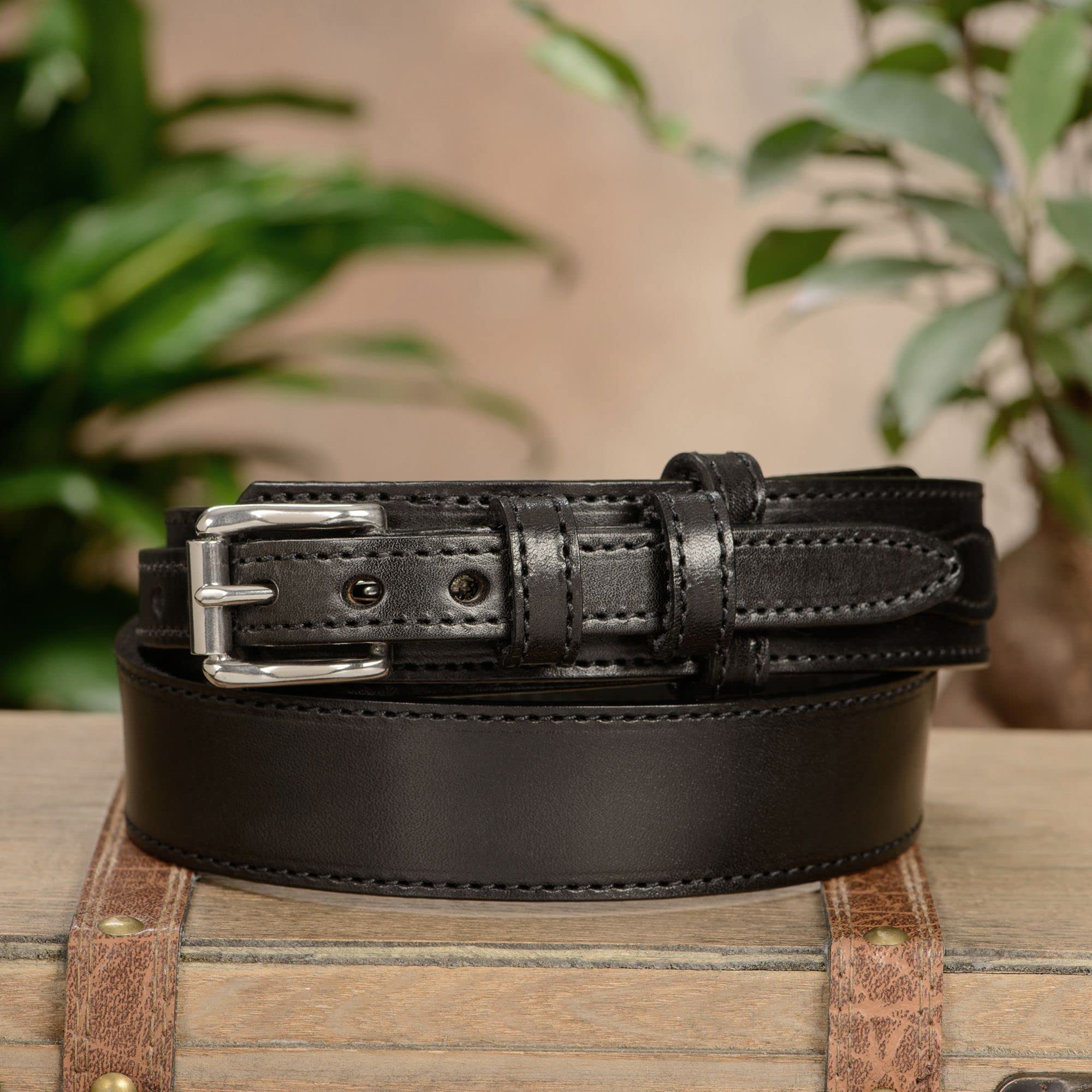 Premium Bullhide Leather Belt for Men - 1.50